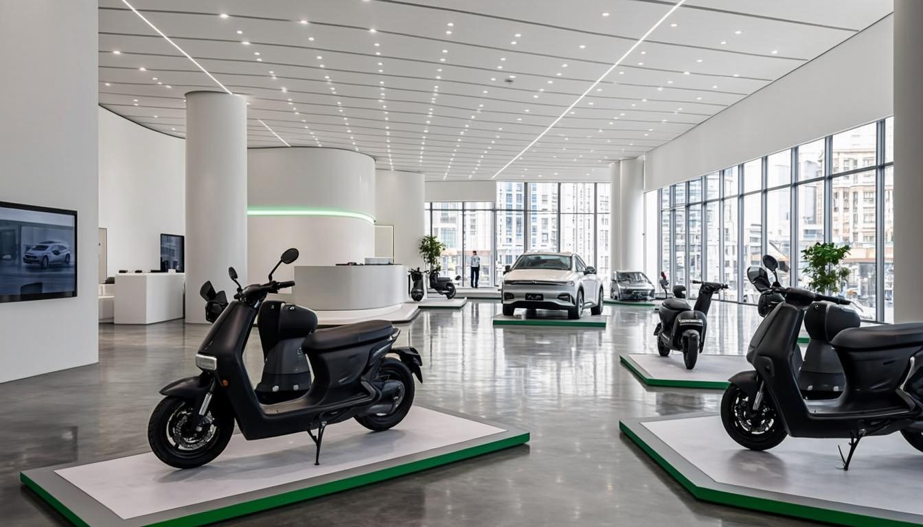 Modern Ather EV Showroom